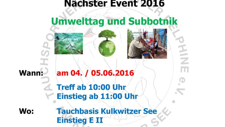 2016 05 10 N&auml;chstes Event Delphine Umwelttag Juni 2016