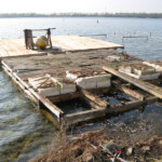 Abbau alter Schwimmponton_1